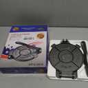 Vivicreate Tortilla Press Cast Iron 7.5 Inch, Heavy Duty Tortilla Maker, Roti Maker, Empanada Press, Dough Press for Tacos Flatbread Plantain, Mexican Kitchen Tool, Prensa Tortillas