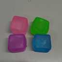 4 Pack Stress Cube, Slow Rising Ice Cube Stress Balls for Adults Kids, Sensory Fidget Toy for Anxiety Relief, Square Shape Squishy Balls for Classroom Prizes, Cube Squishy for Party Favors