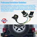 68004166AC Tail Light Socket Wiring Harness Replacement for Jeep Wrangler JK 2007 2008 2009 2010 2011 2012 2013 2014 2015 2016 2017 2018 Direct Fit for Left Right Side Replace
