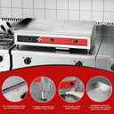 CROSSON ETL Listed 36"*16" Large Commercial Electric Countertop Griddle,Flat Top Heavy Duty Griddles with Non-Stick 1/2" Thick Iron Cooking Plate for Restaurant use-240V/6600W (EG-918C)