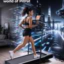 Superun Walking Pad with 6% Incline, 2.5HP Treadmill, 0.6-3.8 MPH, 300 lbs