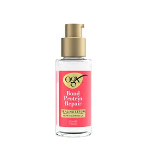 OGX Repair & Protect Bond Protein Repair Sealing Hair Serum, Sealing Hair Serum Helps Revitalize Damaged Hair for Softer, Smoother, & Stronger Hair, 1.7 fl. oz