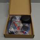 Portable Active Loop Antenna, GOOZEEZOO HFDY Shortwave Antenna 50KHz-500MHz HF AM FM VHF UHF Magnetic Loop Receiving for Ham Radio (with Improved Amplifier)