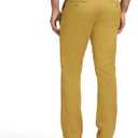 Izod Men's American Chino Flat Front Straight Fit Pant (36W x 34L, Khaki)