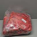 100PCS Artificial Hydrangea Flowers, Fake Flowers Silk Hydrangea Full Flowers Heads with Stems for Wedding Home Party Shop Baby Shower Decor (Dark Red)