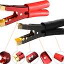 Goupchn Heavy Duty Crocodile Clamps Pure Copper 1000A Car Battery Charger Clamps 2PCS Power Replacement Battery Alligator Clips Jumper Cable Clamps Welder Clips for Car Automotive Vehicle Boat