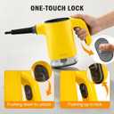 2 x Handheld Steam Cleaner for Home with LED Display, 15-Pcs Set