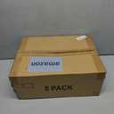 SNSLXH 5 Pack Stackable Closet Storage Basket, Multifunctional & Foldable Closet Organizer for Bathroom Kitchen Laundry Room Wardrobe Storage, Space-Saving Clothes Storage Drawer Organizer, White