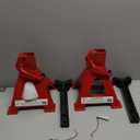YATOINTO Jack Stands 3 Ton (6,600 LBs), 11.22"-16.54" Adjustable with Double Pin Locking for Reinforced Safety. Car Jack Stand with Extra Rubber Pads for Trucks, Home,Garage,Lifting, 1 Pair Red