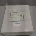 LANE LINEN 100% Organic Cotton Queen Sheets, 4Pc Cotton Sheets Set, Classic Percale Weave Bedsheets Queen Size Bed, Soft Breathable Sheet & Pillowcase Sets, Deep Pocket 15" - Natural