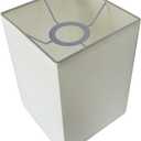 MY MIRONEY 5.51" x 5.51" x 7.87" Square Lampshades Beige Linen Lamp Shades