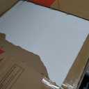 37.4" Cat Litter Box Enclosure with Scratch Pad, Sliding Door