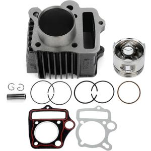 ECCPP New Cylinder Piston Ring Gasket Fit for Honda S65 SL70 XL70 XR70R C70 CL70 CRF70F CT70 1969-2012 Compatible fit for Piston Kit