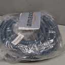 Garden Hose 50ft, Non-Expanding Water Hose Ultra Lightweight, Kink-Free Flexible Hose with 10-Pattern Nozzle, Durable & Abrasion Resistant Outdoor Hose for Yard, Lawn, Marine, RV, and Car Wash (50 FT)
