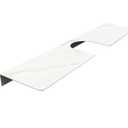 Bathroom Sink Shelf Over Faucet, Waterproof Stainless Steel, Wood Grain and Stone Pattern, 19.69 Inch Organizer for Toothbrush and Soap (Green White Marble)