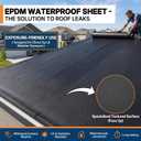 45mil EPDM Rubber Roofing Materials 6.6ft X 26.2ft RV Rubber Roof