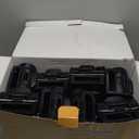 Neprock Shoe Organizer For Closet, 16 Pack Thickned Shoe Stacker Storage Space Saver, Double Deck Shoe Rack Holder For Closet Organization (Black)