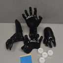 Halloween Decor Indoor, 4 Packs Creepy Reaching Hands with LED Candles, Life-Sized Gothic Wall Decor for Horror, Spooky Halloween Decorations for Home, Party, Goth & Dark Academia Style