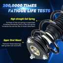 Front Strut Assembly & Sway Bar Links for Mazda 3 2004-2009 Exc. MazdaSpeed, Shock Absorbers Replace 172264 172263 4PCS