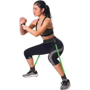 Vertical Jump Trainer, Resistance Bands Set for Leg and Thigh, Strength Agility Power Exercise Basketball Volleyball Football Tennis Training Equipment (60LB)