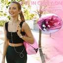 22 Pcs Home Pilates Kit for Women Pilates Equipment Essentials Set with Weighted Exercise Hoop, Figure 8 Resistance Band, Fascia Ball, Exercise Band & Accessories for Workout & Beginner, Pink