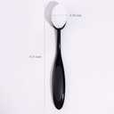 UNIMEIX 10 Pcs Craft Ink Blending Brushes with Covers Card Making Supplies Blender Brush for Card MakingSize 4, 0.82" Brush Head (Black)