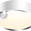 TOOWELL Motion Sensor Light Indoor Battery Operated,80 LED Wireless Ceiling Light Battery Powered Lights for Closet Shower Pantry Stair Hallway Shed Garage Basement Bathroom Wall,400LM,Soft White (Warm-White)