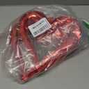 Kathfly 2 Pcs 10 Inch Valentine's Day Disco Heart Hanging Ornaments Large Glitter Red Heart Mirror Disco Ball Wreaths for Valentine Tree Wedding Anniversary Door Home Wall Window Decor