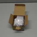 Minetom Christmas Tree Ribbon String Lights - 33ft 100 LED Battery Powered Fairy Lights with Timer (Silver Ribbon + Warm White LED)