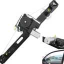 Window Regulator, Compatible with 06-12 BMW3 E90 E91 323i 325i 325xi 328i 328xi 330i 330xi 335d 335i 335xi xDrive M3 BMW 3 Rear Window Lift, Replace 748-468 Rear Left Driver Side Windows Motor Lifter