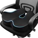 Seat Cushion, Memory Foam Cushion for Wheelchair & Office Chair CushionsPregnancy Cushion, Ergonomic Cushions Pad Pillow for Pressure Relief Sciatica & Pain Relief for Long Sitting,Festival gift