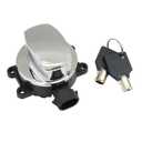 Ignition Key Switch for Harley Davidson, Ignition Switch for 11-17 Harley Dyna Softail Road King FXDWG FLHR 71517-11, Chrome
