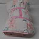 Primlect Thickened Toddler Nap Mat with Removable Pillow and Minky Blanket, Extra Large 55''x35'' Sleeping Bag, Washable, Roll up, Perfect for Daycare, Preschool, Kindergarten, Boys and Girls Flowers