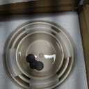 EFISPSS Plant Pots, 4+5+6 Inch Pots for Indoor Plants,Ceramic Planter Pot with Drainage Hole,Flower Pots for Succulent Cactus,Set of 3 - Rainbow Pearl Glaze