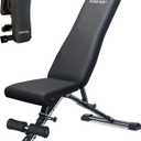 AIRHOP Upgraded Adjustable Weight Bench, Bench Press Full Body Workout, Quick Fold Space Saving, Workout Bench for Home Gym Strength Training