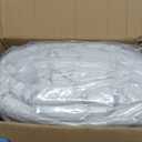 PRIMESOFT 100% Waterproof King Size Mattress Topper, Thick Pillow Top Mattress PadUp to 21 Inch Deep Pocket,Soft Breathable Mattress Pad for Back Pain, Protector Cover(White)