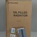 PELONIS Radiator Heater for Large Space, Electric Oil Filled Radiator, Dual Knobs, 1500W, Quiet Space Heater, 3 Modes, Tip-over Protection