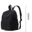 Small Nylon Backpack Mini Casual Daypack Lightweight Backpack for Women Travel Purse (Grey purple) (Purple, S)
