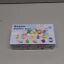 Non Candy Easter Egg Fillers Stuffers for Kids 24 PCS, Easter Mochi Squishy Fidget Toys Gifts Basket Essentials for Toddler, Mini Party Favors Supplies Prizes Goodie Treat Bag Trinkets for Boys Girls