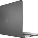 Speck Smartshell Case for MacBook Air 15 Inch (2023) - Scratch Protection, Slim MacBook Case, Slide Prevention - Obsidian/Sweater Grey