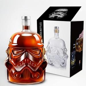 Whiskey Decanter Transparent Creative Flask Carafe, Whiskey Carafe for Wine, Vodka, Liquor, Scotch, 750ml Bourbon for Men Whiskey Decanter Transparent Creative Flask Carafe, Whiskey Carafe for Wine, Vodka, Liquor, Scotch, 750ml Bourbon for Men