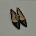 Rilista Women's Slingback Kitten Heels Closed Pointed Toe Wedding Party Dress Pumps Shoes 10