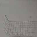 Under Shelf Wire Basket under shelf basket Hanging Storage Baskets Multipurpose All Metal Small Under Shelf Basket Slide in Baskets Wire Shelf Baskets for Kitchen(Medium white)