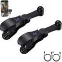 Sabary 2 Sets Auto Clicker for Smart Phone, Fast Screen Tapping Device Auto Tapper Continuous Click Simulation Finger for Games, Live Likes, Flash Deals, Reward Tasks, Plug and Play (Black)