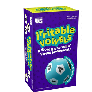 University Games Irritable Vowels Family Word Game with Electronic Device
