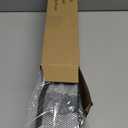 Under Desk Cable Management Tray No Drill, Metal Mesh Cable Management Under Desk with Clamp Mount, 2 Hole Cable Tray with Wire Management and Cord Organizer for Home Office Standing Desk (13.38", Black)