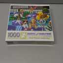 Bits and Pieces  1000 Piece Jigsaw Puzzle for Adults  Puppy Pool Party - Summer Swimming Dog Jigsaw Puzzle by Artist William Vanderdasson, Completed Puzzle Size: 20" x 27"