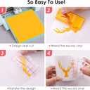 HTVRONT Permanent Vinyl for Cutting Machine-100 Pack 12 "x12 Adhesive Vinyl Sheets Set, 90 Sheets Permanent Bundle & 10 Transfer Tape for Projects and Crafting