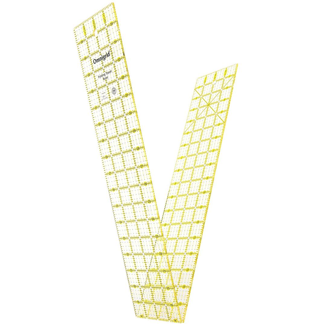 Omnigrid Folding Ruler, 4 x 36-Inch, Clear