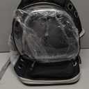 Cawypety Cat Backpack Carrier, Breathable Cat Carrier Large Space Bubble Pet Backpack for Kitty Small Dog up to 12lbs, Transparent & Foldable Pet Carrier for Travel Hiking (Black